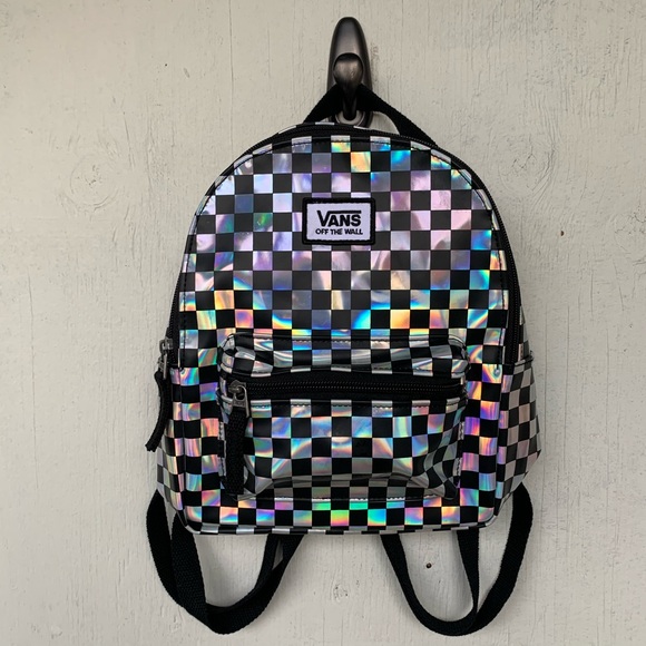 vans iridescent backpack